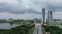 Blick auf Putrajaya, Malaysia