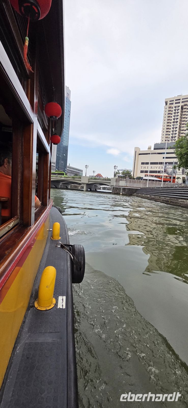 Bootsfahrt auf dem Singapore River - Singapur 