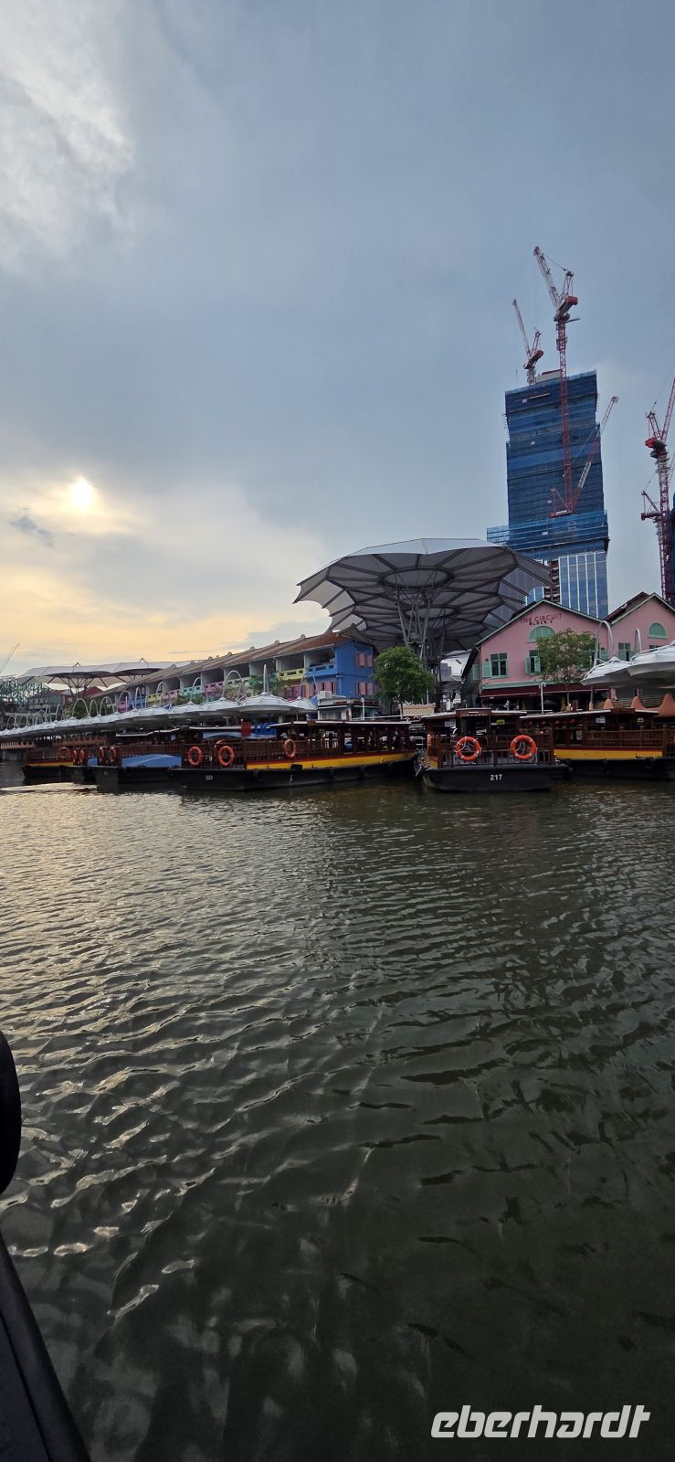Bootsfahrt auf dem Singapore River - Singapur 
