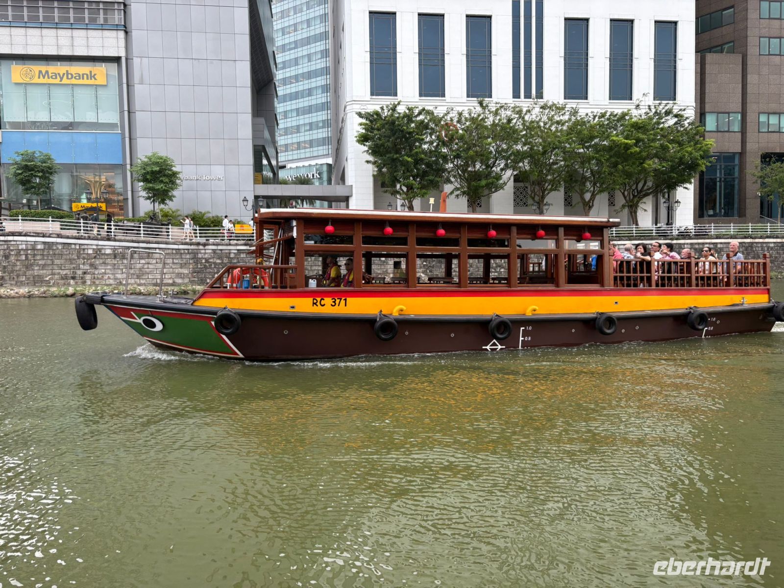 Bootsfahrt auf dem Singapore River - Singapur 