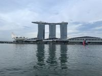 Bootsfahrt auf dem Singapur Fluss