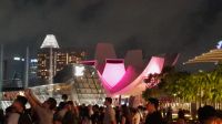 Lichtershow in Singapur