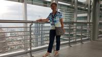 Malaysia, Kuala Lumpur, Brücke der Petronas Towers