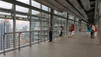 Malaysia, Kuala Lumpur, Brücke der Petronas Towers