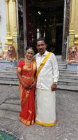 Malaysia, Penang, indischer Tempel, Hochzeit