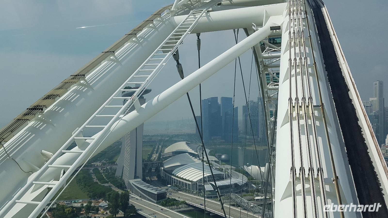 Singapur, Blick vom Flyer
