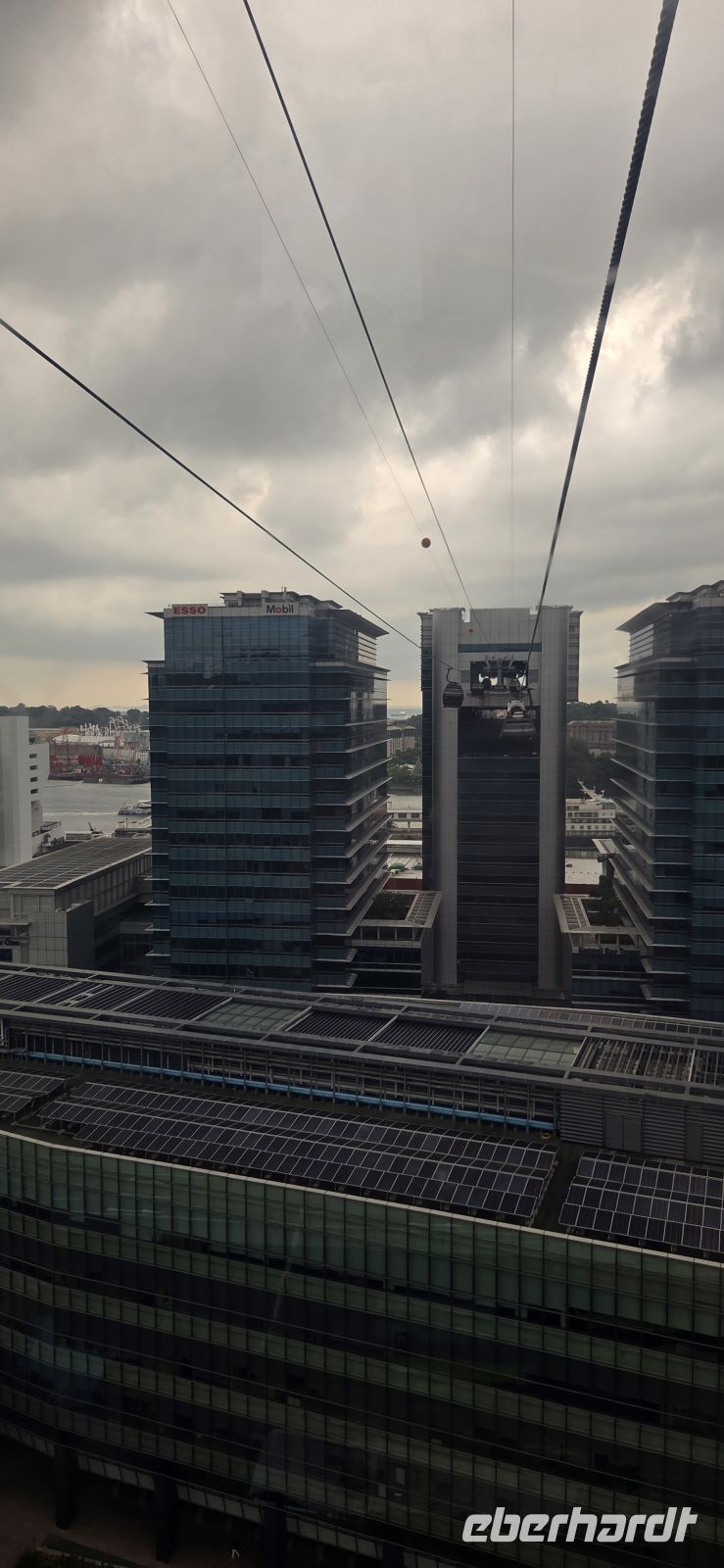 Singapur-Seilbahn nach Mount Faber