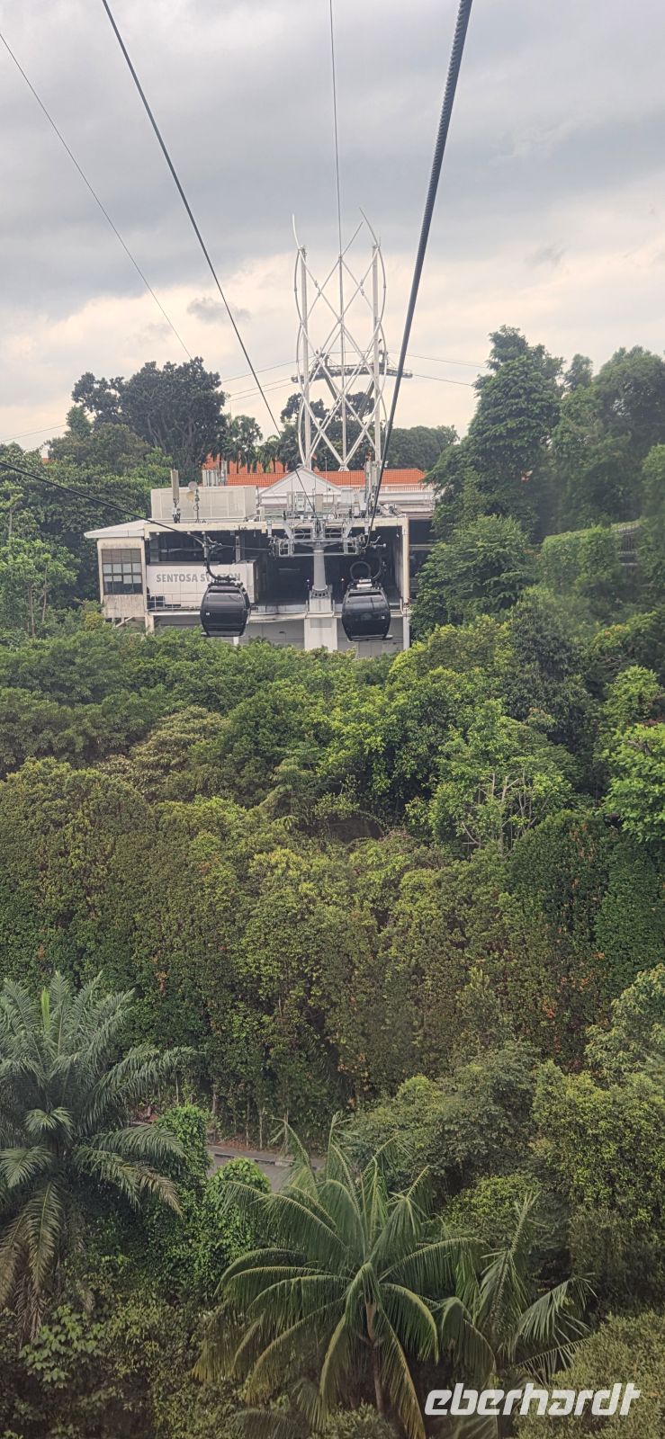 Singapur-Seilbahn nach Mount Faber