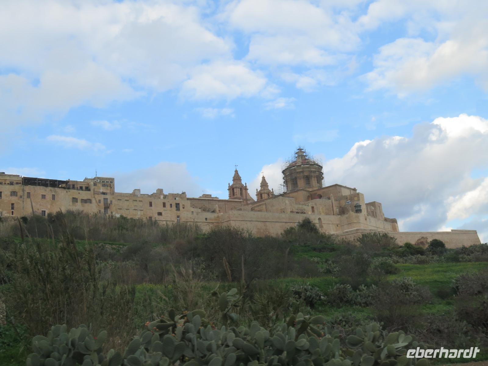 Mdina - auf dem Weg zum Hotel