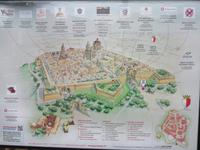 Karte der Altstadt von Mdina