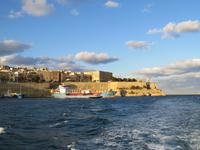 Im Großen Hafen - Blick zum Fort St. Elmo
