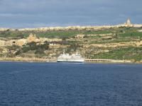 Die andere Fähre kommt uns entgegen.