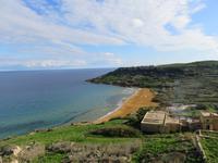 Ramla-Bucht mit dem schönen breiten Sandstrand