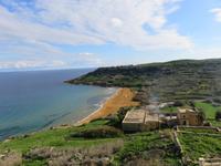 Ramla-Bucht mit dem schönen breiten Sandstrand