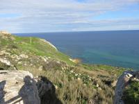Ramla-Bucht mit Blick Richtung Sizilien