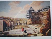 historische Darstellung des Tempels