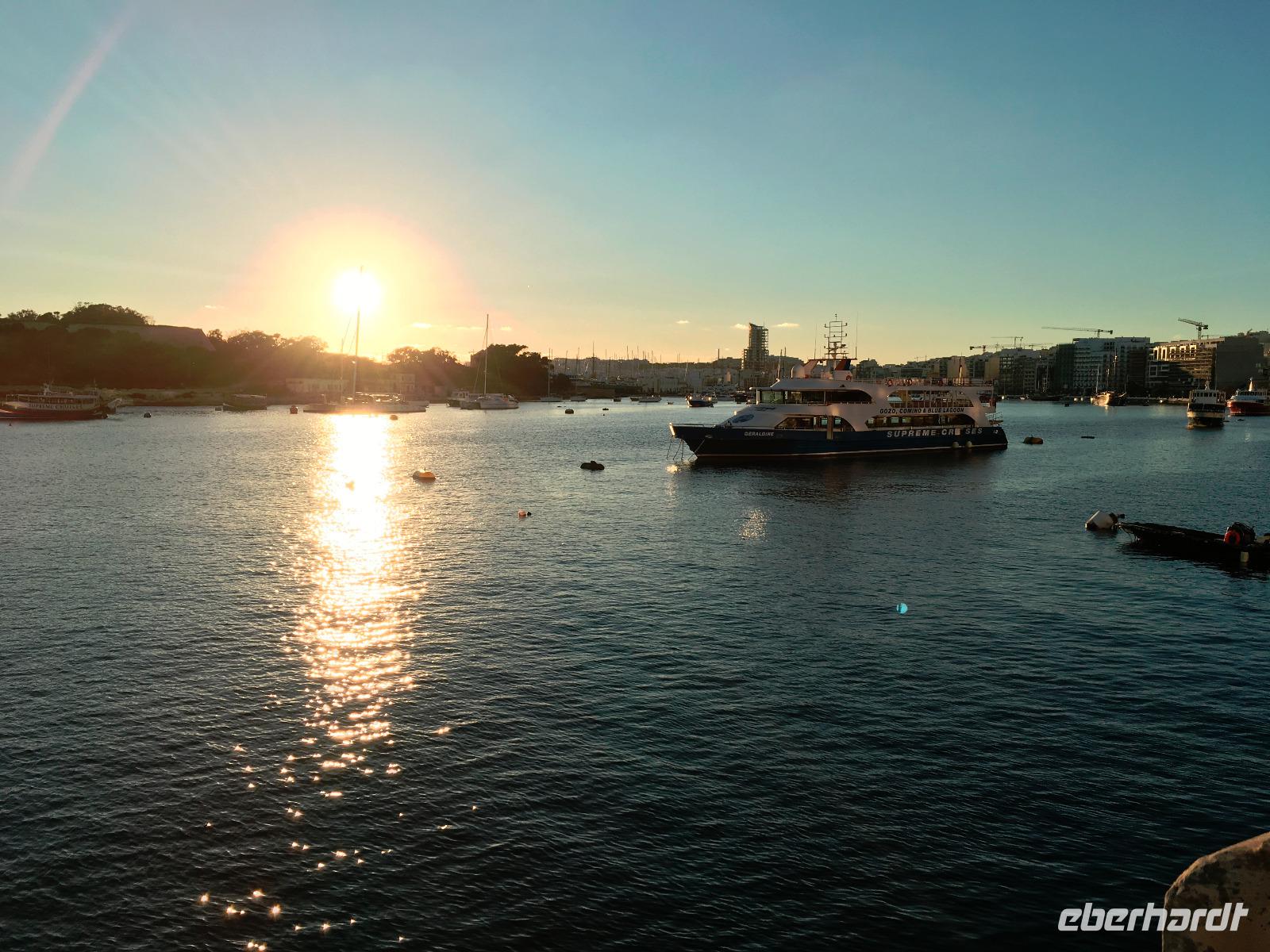 Sonnenuntergang Slima