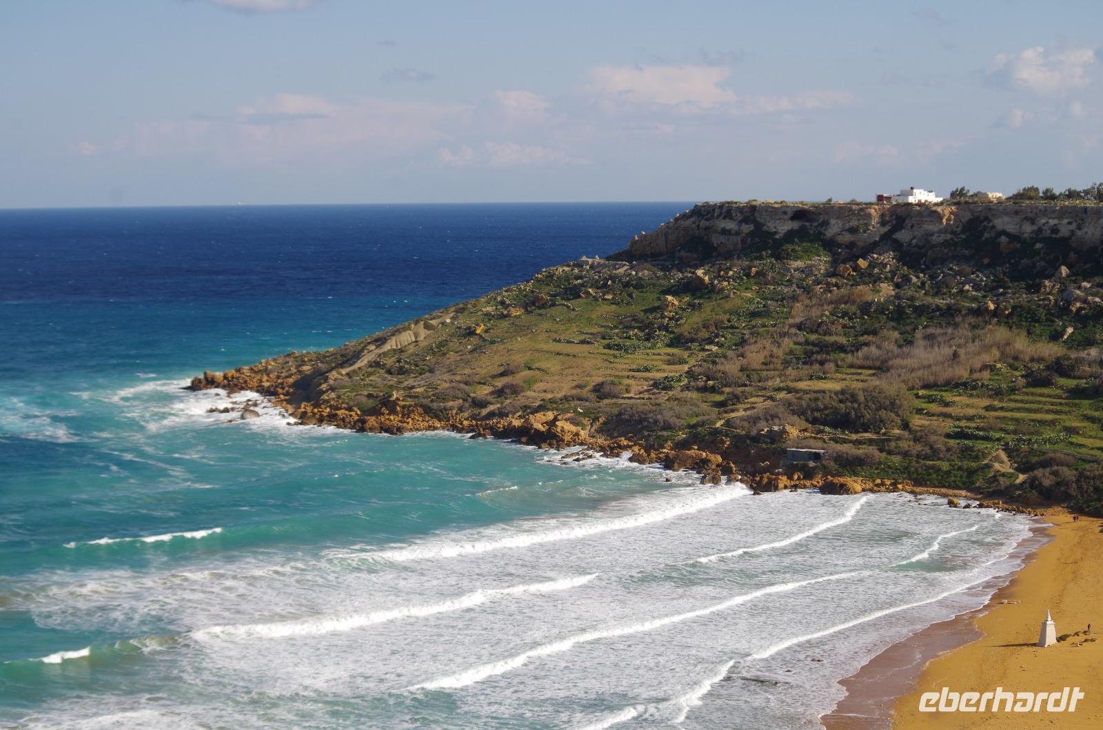 Ausflug Gozo - Ausblick Calypso Cave