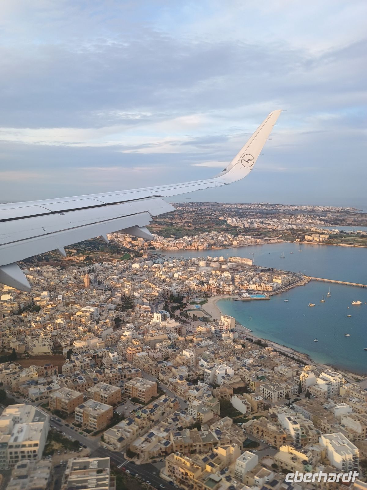 Anflug auf Malta