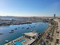 Sliema Creek mit Aqualuna Beach Club und Manoel Island/Malta