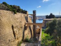 Blick auf Festungsmauer bei den Upper Barracca Gardens /Valletta/Malta