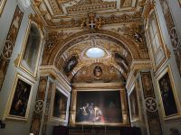 Ge„Die Enthauptung Johannes des Täufers“ von Michelangelo da Caravaggio/St. Johns Co-Kathedrale/Valletta/Malta