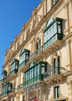 Balkone und Erker/Valletta/Malta