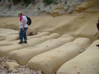 Steinformationen an der St. Paul´s Bay