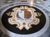 Wappen im Amoury Corridor