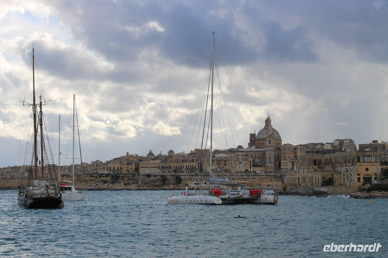 Blick auf Valletta