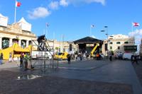 Vorbereitungen für die Silvesterfeier in Valletta