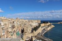 Blick vom Oberen Barrakka Garten in Valletta