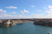 Blick vom Oberen Barrakka Garten in Valletta