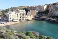 Blick auf die Bucht von Xlendi