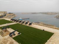 Valletta (Ausblick von den Oberen Barrakka Gärten mit St. Paul´s Bastion)