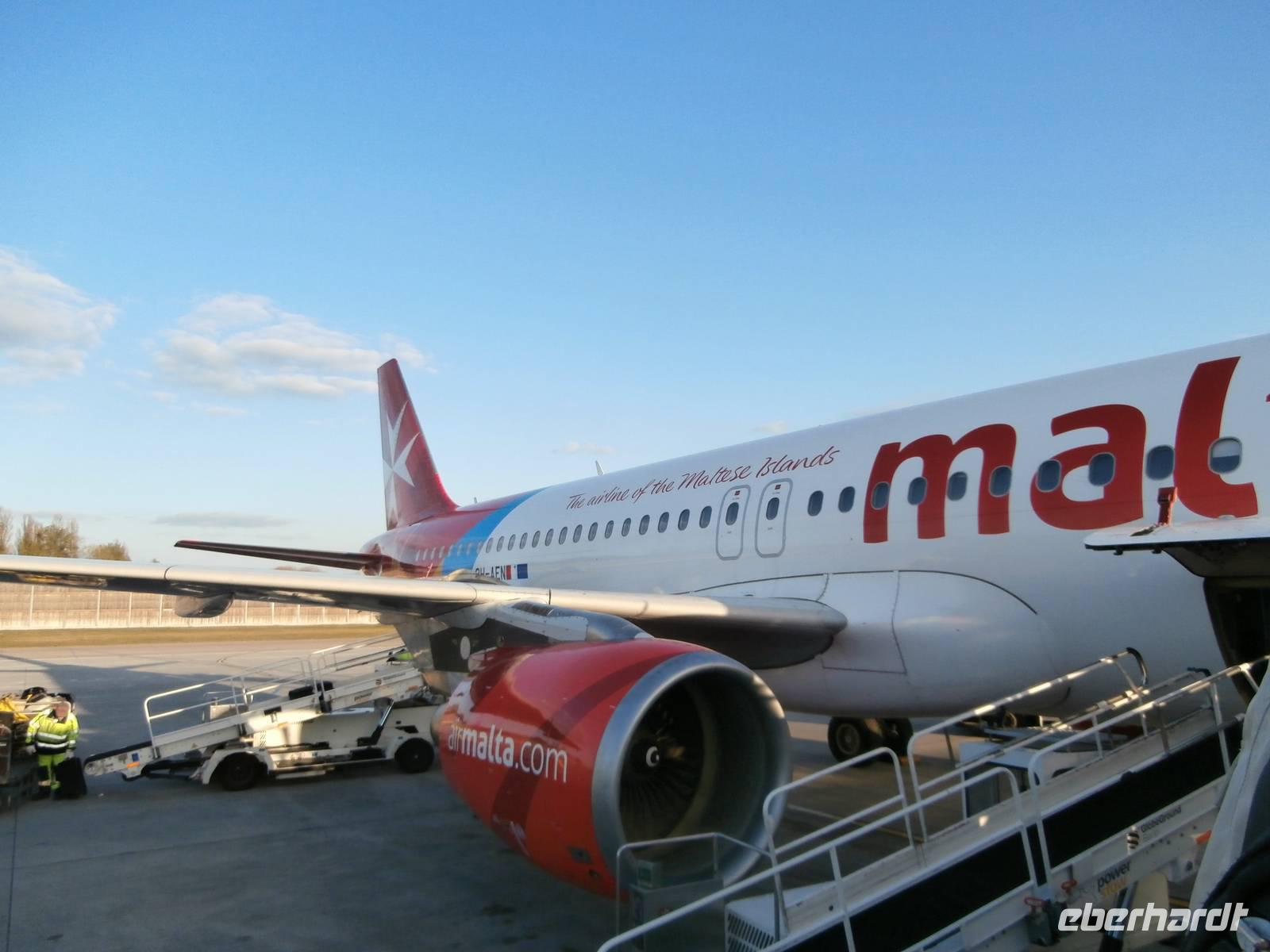 Flug nach Malta