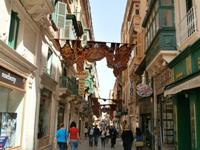 unterwegs in Valletta-Hauptstadt von Malta