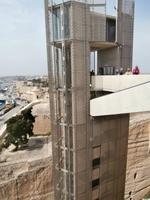 Blick Grand Harbour Valletta Malta-großer Graben