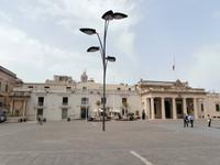 Valletta-Hauptstadt von Malta-Platz der Republik