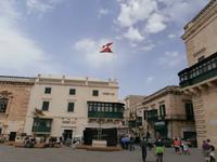 Valletta-Hauptstadt von Malta-Platz San Gorg