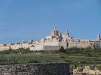 Blick auf Mdina-alte Hauptstadt Maltas