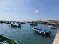 Luzzu-Boote in Marsaxlokk