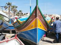 Luzzu-Boot mit magischen Auge