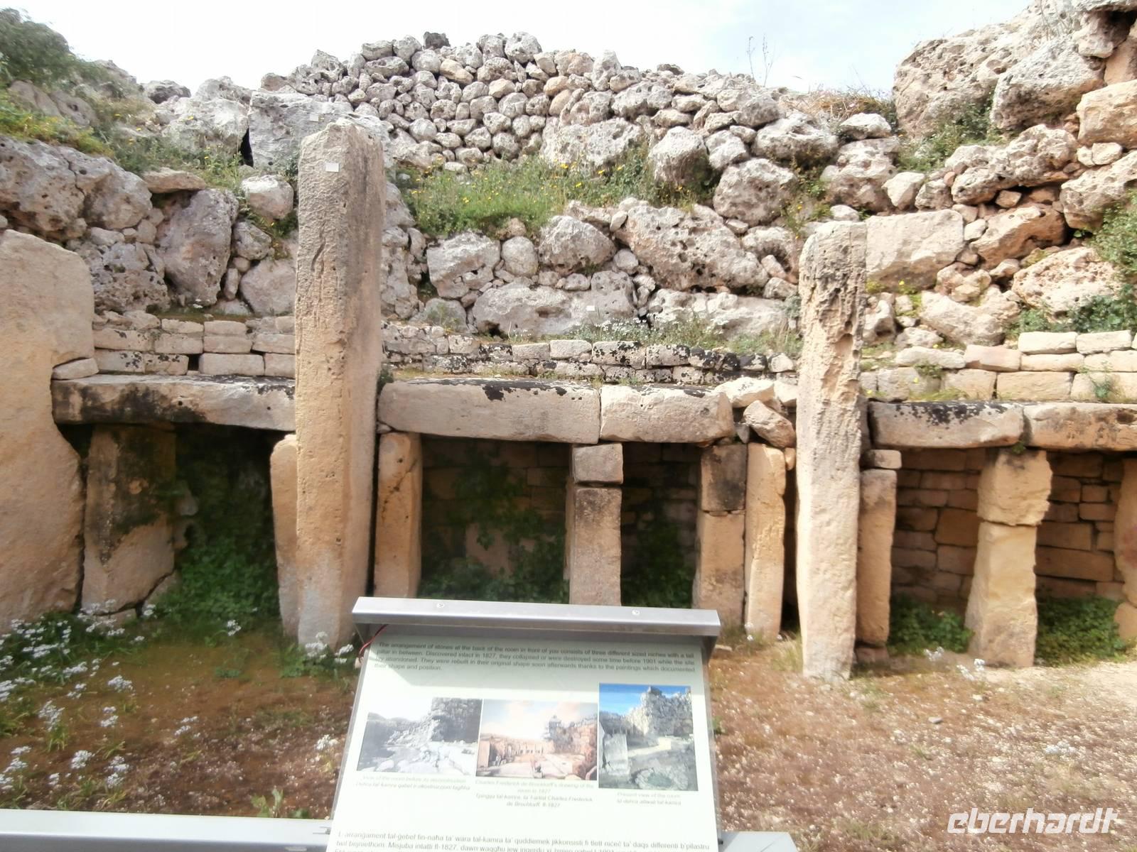 Ggantija Tempel in Xaghra auf Gozo