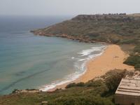 Ramla Bay-roter Sandstrand auf Gozo