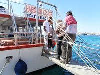 Einstieg zur Bootsfahrt in Sliema