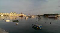 Abendspaziergang an der Strandpromenade