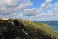 Blick auf die Landschaft der Ramla Bay