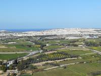 Blick von Mdina nach Mosta