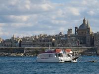 Blick von Sliema nach Valletta